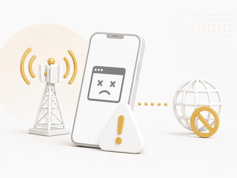 Сайт не отображается на мобильном интернете