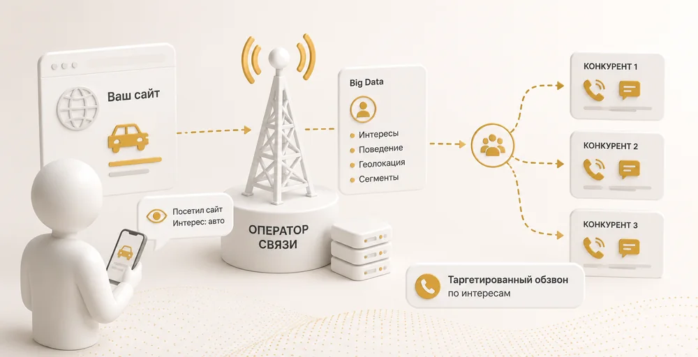 Почему конкуренты звонят вашим клиентам — реклама операторов связи и Big Data